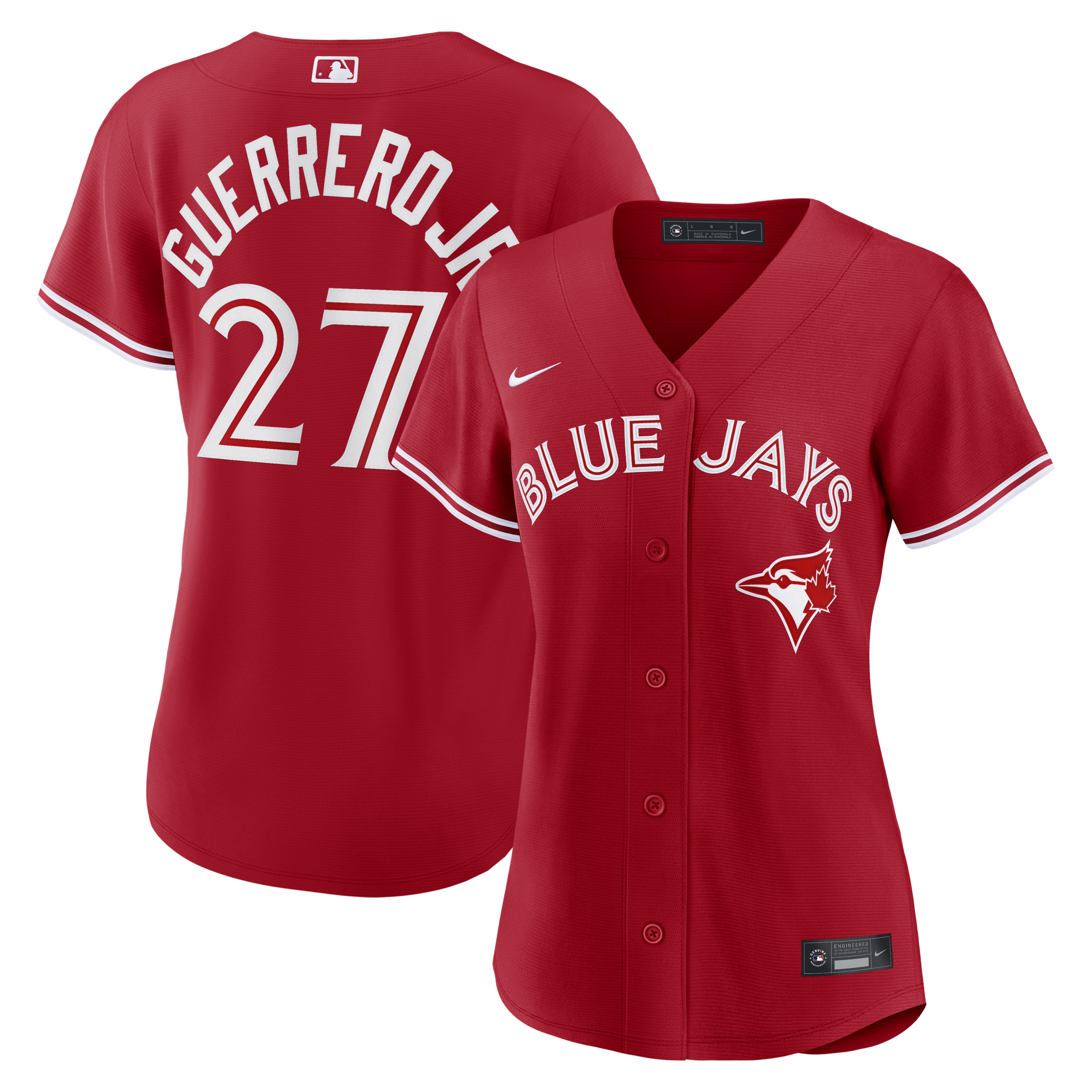 Women's Toronto Blue Jays Vladimir Guerrero Jr. Nike Red Canada Day Replica Jersey