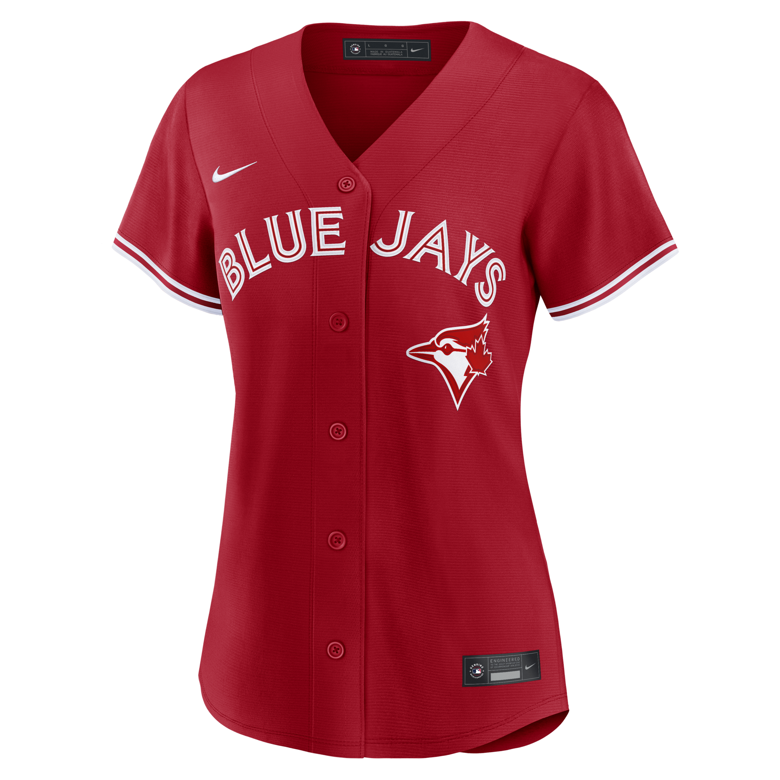 Women's Toronto Blue Jays Vladimir Guerrero Jr. Nike Red Canada Day Replica Jersey - Image 2