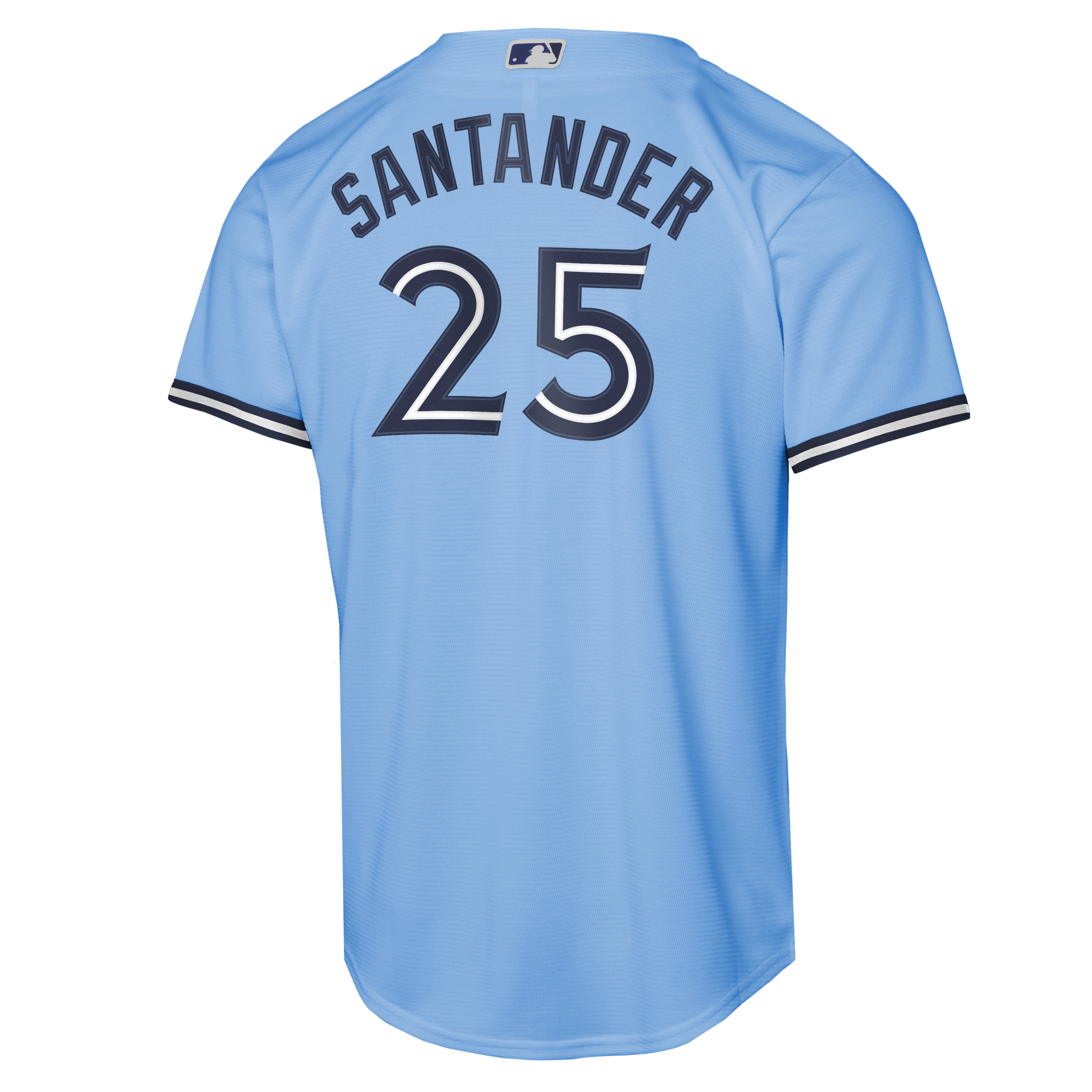 Youth Toronto Blue Jays Anthony Santander Nike Powder Blue Alternate Replica Jersey - Image 3