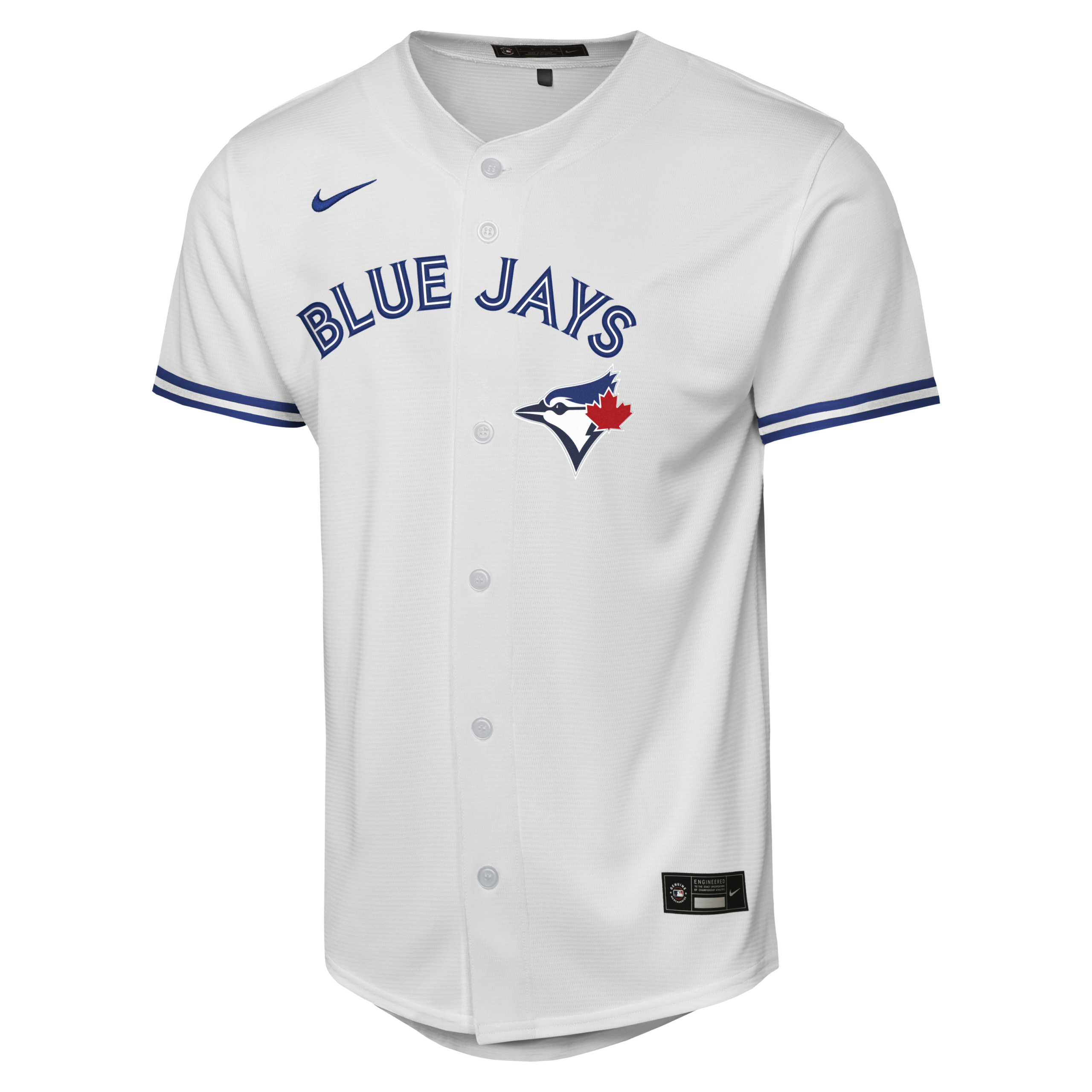 Youth Toronto Blue Jays Trey Yesavage Nike White Home Baseline Jersey - Image 2