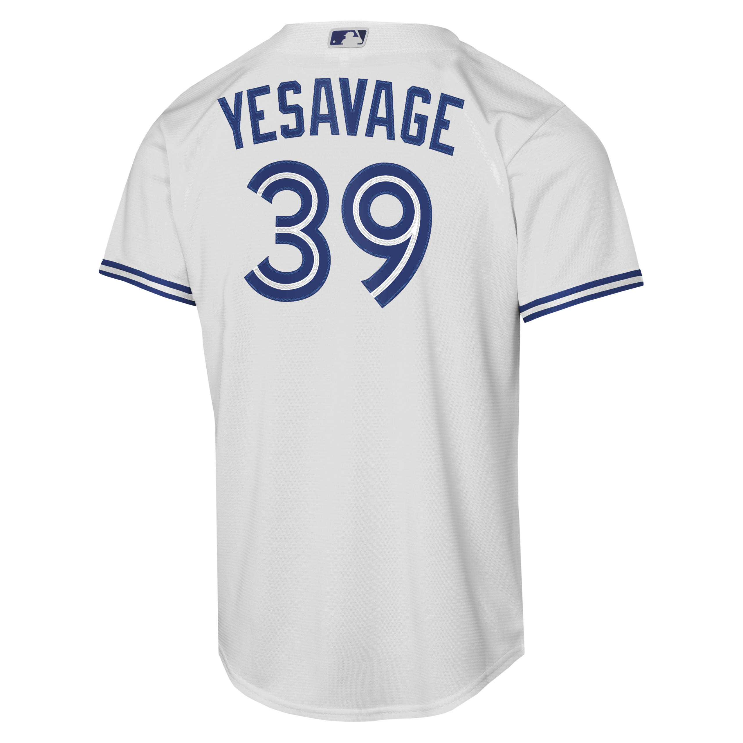 Youth Toronto Blue Jays Trey Yesavage Nike White Home Baseline Jersey - Image 3