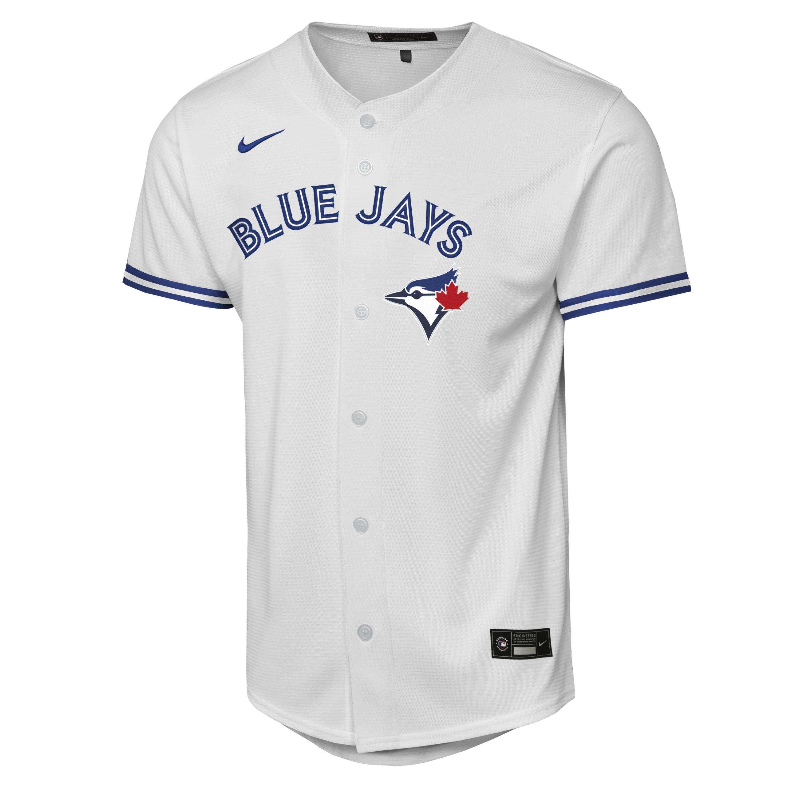 Youth Toronto Blue Jays Vladimir Guerrero Jr. Nike White Home Baseline Jersey - Image 2