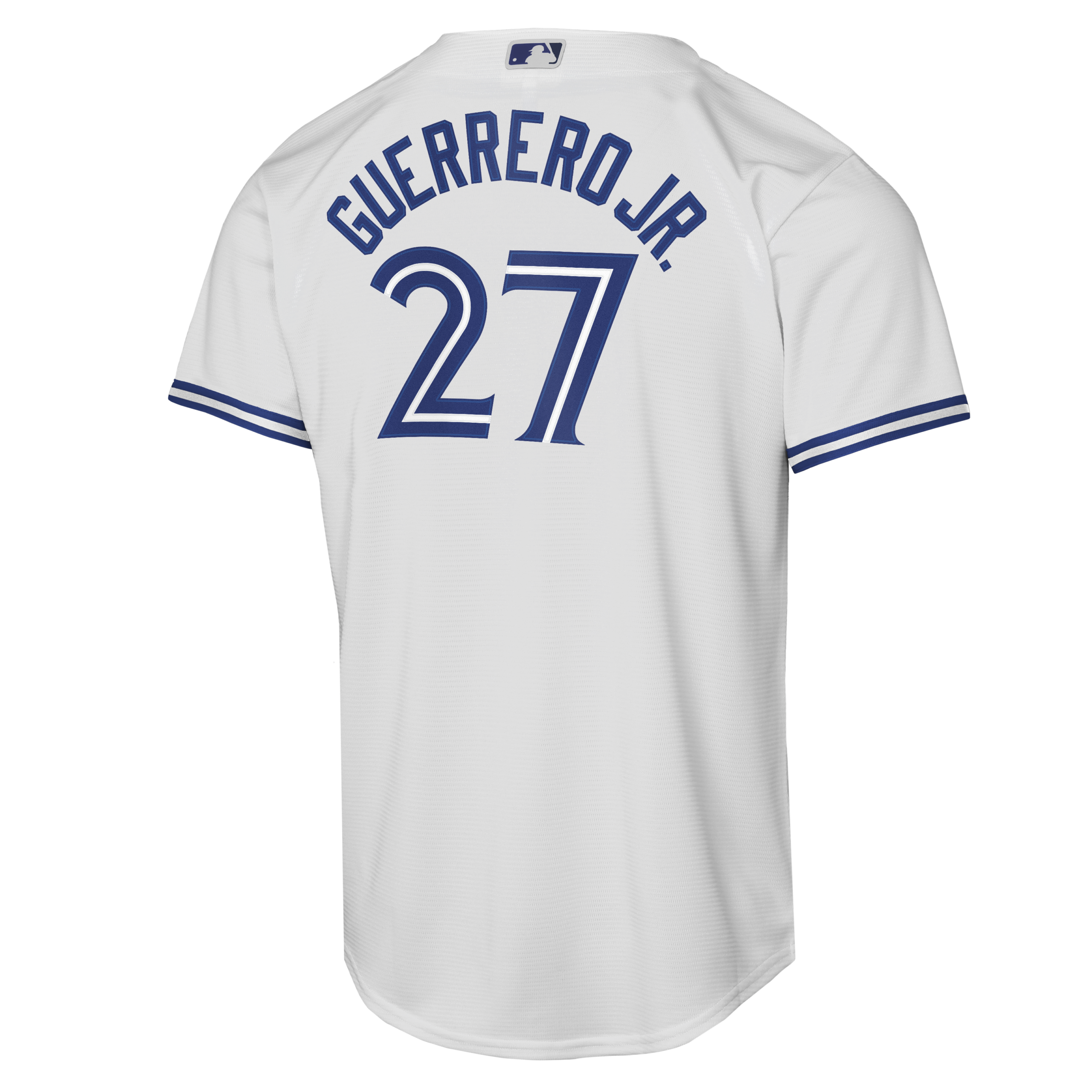Youth Toronto Blue Jays Vladimir Guerrero Jr. Nike White Home Baseline Jersey - Image 3